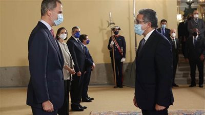 ملك إسبانيا يستقبل وفود وزراء السياحة المشاركين فى منظمة السياحة العالمية