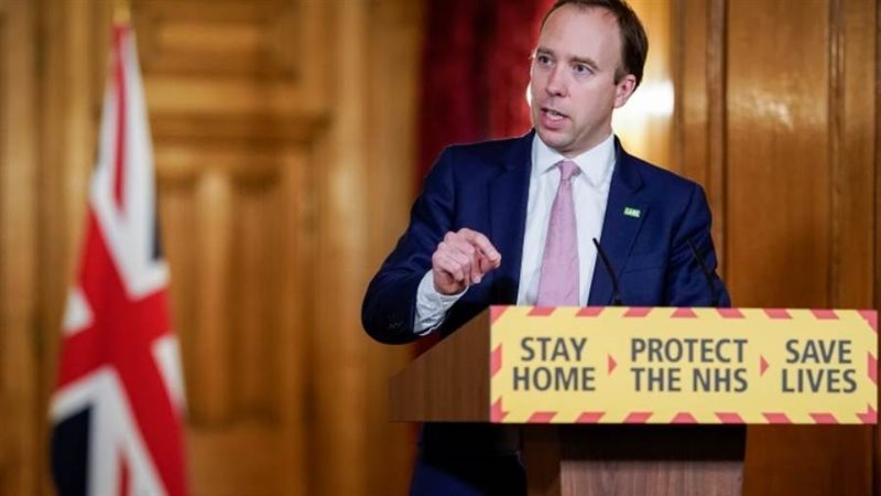 وزير الصحة البريطاني