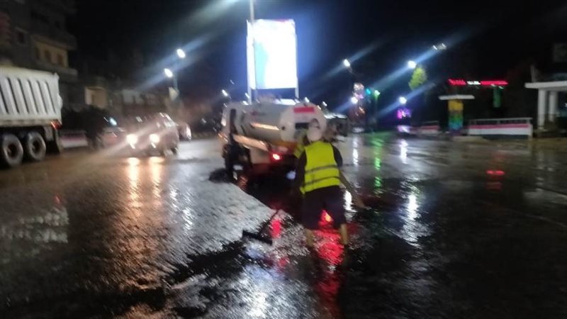 الأمطار الغزيرة تضرب