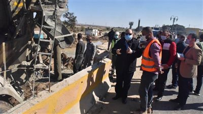 محافظ أسيوط يتفقد أعمال تنفيذ مشروع كوبري منقباد العلوي