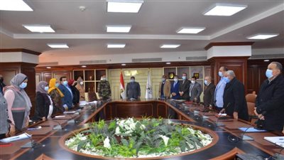 لجنة أسر الشهداء تجتمع ببني سويف