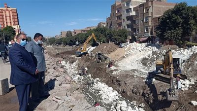 توسعة وتطوير طريق الناصرية بمدخل مركز الفتح وتأهيل البر الغربي لترعة السنط