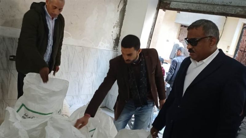 جانب من الحملة التموينية