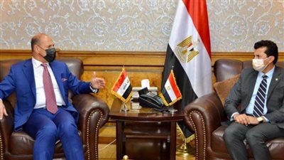تعاون عراقي مصري في كرة القدم والألعاب وإنشاء مراكز شباب