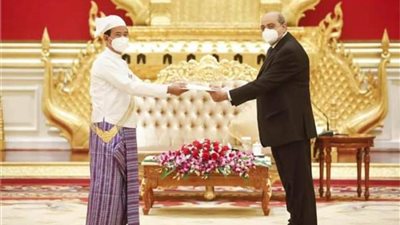 رئيس ميانمار يعرب عن تقديره للرئيس السيسي ويشيد بتميز العلاقات بين البلدين