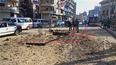 إصابة شخص في انفجار خط غاز بمدينة المنصورة 