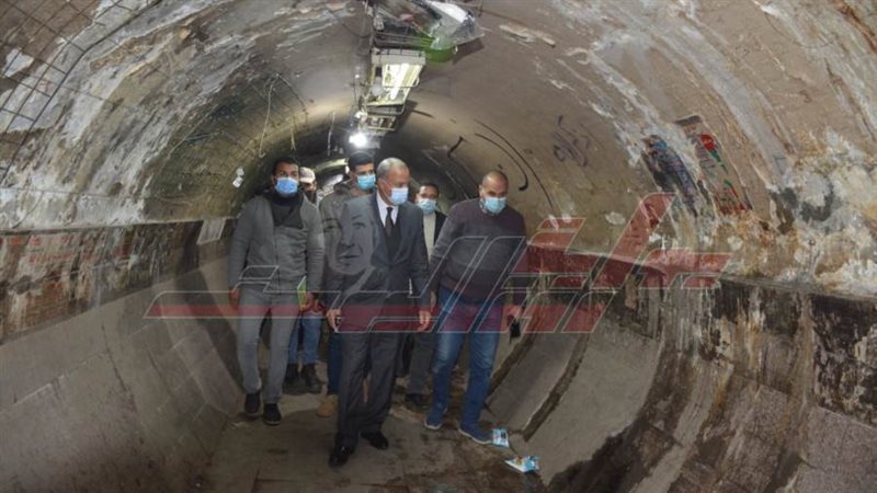 الهجان يتفقد الأعمال