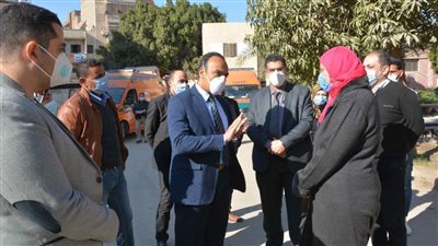 نائب محافظ المنيا يتابع الخدمة الطبية بـ