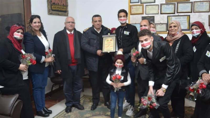 وفد الجمعية خلال