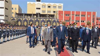 نائب محافظ المنيا يشهد احتفال مديرية الامن بالعيد التاسع والستين للشرطة المصرية