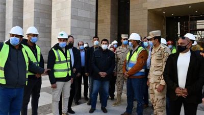 وزير الشباب والرياضة يتفقد مقر الوزارة بالعاصمة الإدارية الجديدة