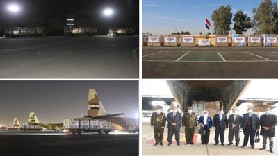 بتوجيهات من الرئيس..مصر ترسل كميات كبيرة من المساعدات الطبية إلى لبنان 