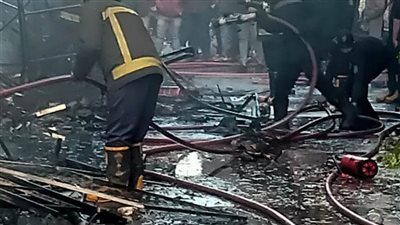 حريق يلتهم 22 محلاً بالتوفيقية.. والنيابة تبحث السبب