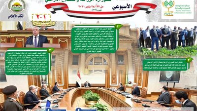 بالإنفوجراف .. وزارة الزراعة تستعرض ملخصا بأهم أنشطتها خلال الأسبوع الماضي
