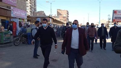 تحرير 142 مخالفة لعدم تطبيق الإجراءات الاحترازية والوقائية بمركزي المنيا وأبوقرقاص
