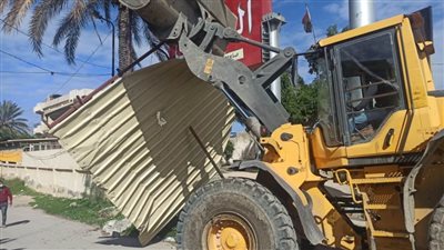 محافظة الإسكندرية: تواصل إزالة التعديات على أراضي أملاك الدولة بنطاق حي العامرية أول