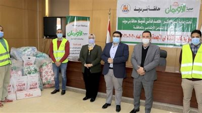 500 كجم لحوم مجمدة و300 لحاف وبطانية للفقراء ببنى سويف 