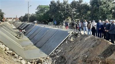انتهاء 40 % من مشروع تبطين الترع بالإسماعيلية 