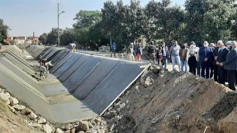 تبطين الترع