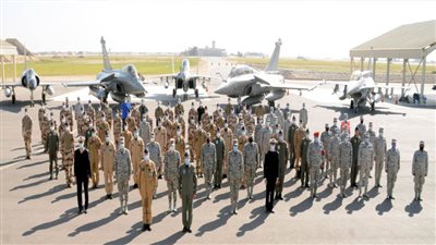 إختتام فعاليات التدريب الجوى المصري الفرنسى المشترك ..