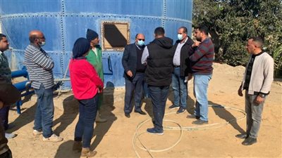  رئيس شركة مياه الشرب والصرف يتفقد أعمال رفع الكفاءة لمحطة 
