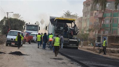 35 مليون جنيه لرصف طريق خط 13 بطوخ