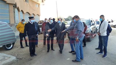 نور الدين يتفقد بدء رصف طريق سخا وتطوير المحاور الجديدة بكفر الشيخ