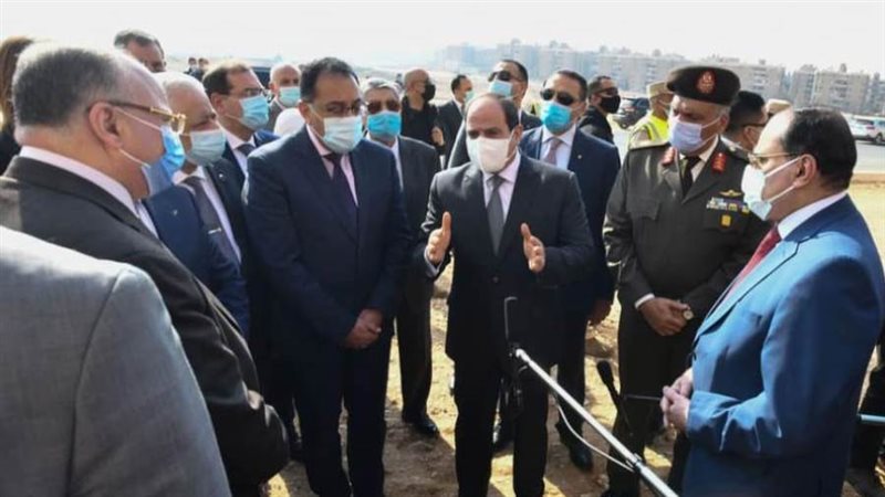 الرئيس السيسي يتفقد