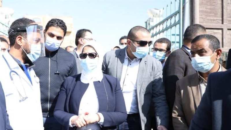 وزيرة الصحة في الجولة