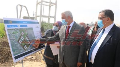 لجنة من الهيئة الهندسية والتعليم العالى بالمنوفية لبدء إنشاء الجامعة الأهلية..(صور)