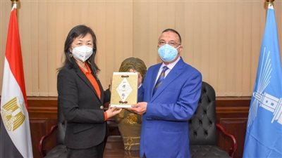 محافظ الإسكندرية يستقبل قنصل عام الصين