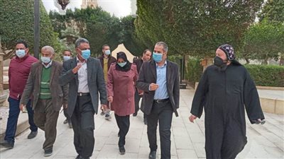 نائب محافظ أسيوط يتفقد مشروع تطوير مسار رحلة العائلة المقدسة
