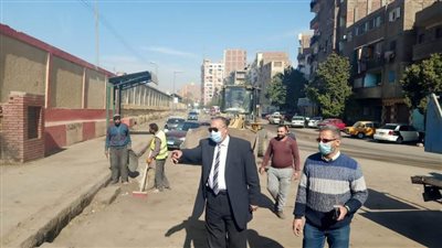 السكرتير المساعد بأسيوط يتابع أعمال التطوير ويترأس حملة نظافة بحي شرق