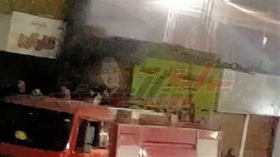 السيطرة على حريق هائل بمعرض مفروشات بشبرا الخيمة  دون خسائر بشرية