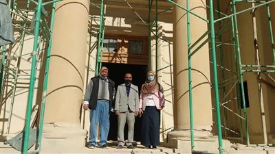 جولة لمدير آثار الإسكندرية لمتابعة ما تم إنجازه في ترميم المتحف اليوناني الروماني وأتيليه الإسكندرية