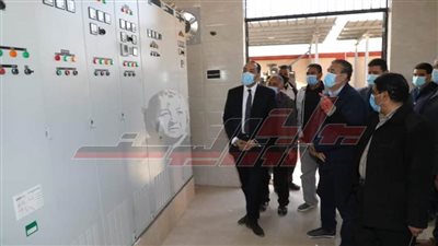 محافظ المنوفية يتفقد مشروعات الصرف الصحي بأشمون