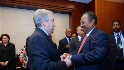  رئيس الوزراء السوداني يلتقي بالممثل الخاص للأمين العام للأمم المتحدة