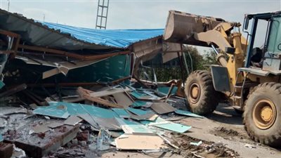 استمرار حملات إزالة التعديات على الأراضي الزراعية بالبحيرة