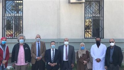 وفد نقابة الأطباء يزور مستشفيات الحميات والرمد ببورسعيد