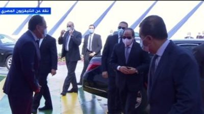  الرئيس السيسي يفتتح المجمع الطبي المتكامل بـ