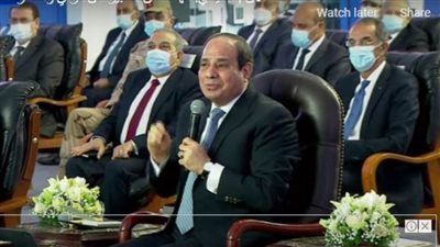 الرئيس يوجه التحية إلي جيش مصر الأبيض 