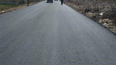 الانتهاء من رصف طريق مغاغة ميانة ملاطية بالمنيا 