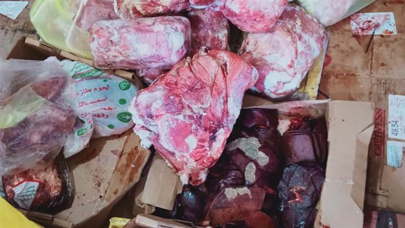 ضبط لحوم غير صالحة