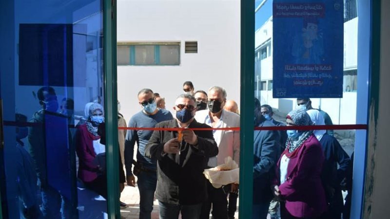 المحافظ خلال الافتتاح