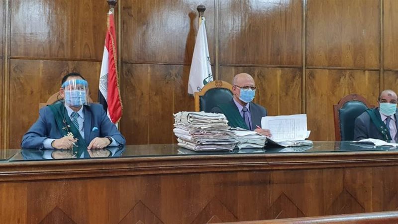 المحكمة اثناء النطق