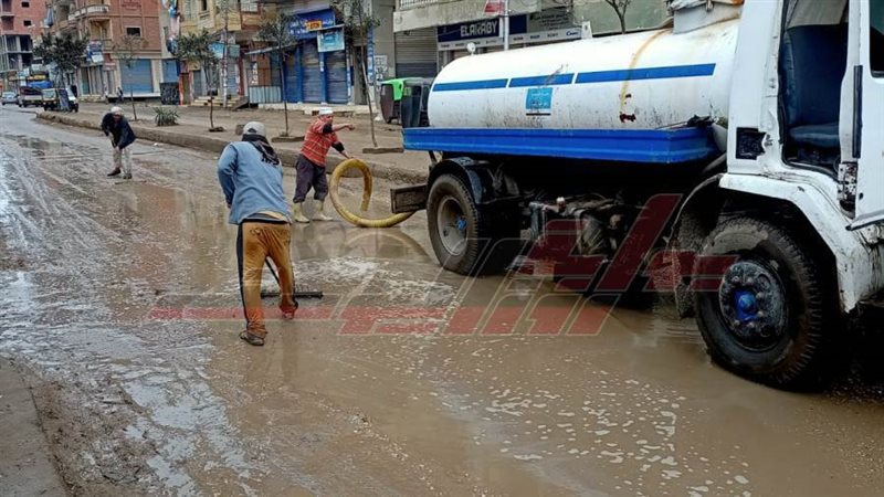 هطول الأمطار بكفرالشيخ