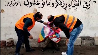 فريق التدخل السريع يتعامل مع 78 حالة بلا مأوى على مدار يومين  بمحافظات الجمهورية