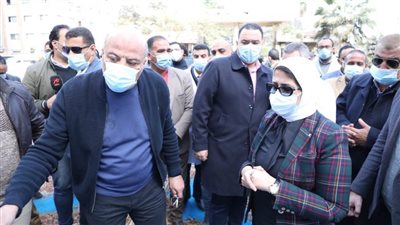 وزيرة الصحة تتفقد الإنشاءات بمستشفى التل الكبير بتكلفة 534 مليون جنيه