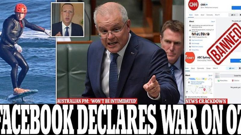 معركة فيسبوك واستراليا