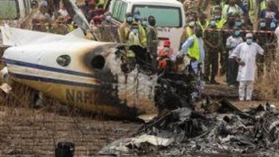 رئيس الأركان النيجيرى يفتح تحقيقًا فوريًا في تحطم طائرة عسكرية